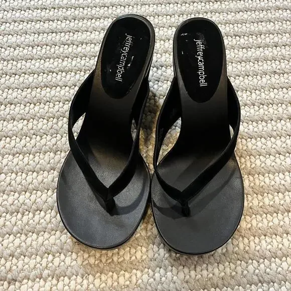 JEFFREY CAMPBELL Leizel Platform Wedge Flip Flop - Picture 6 of 8